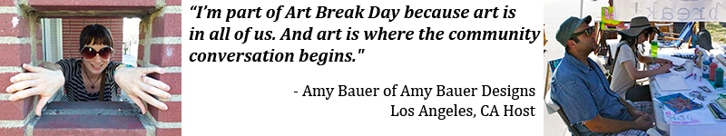 Art Break Day Banner for Los Angeles, CA Site