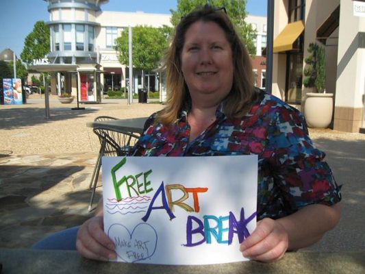 Art Break Day Host Tara Rasmussen
