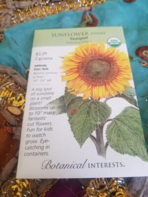 sunflower seed packet